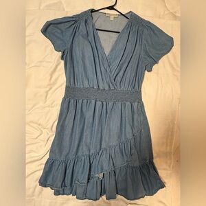 Make an Offer!  MICHAEL Michael Kors Light Denim Blue Wrap Dress